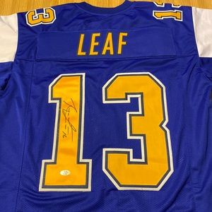 Ryan Leaf Signed Jersey (PSA)